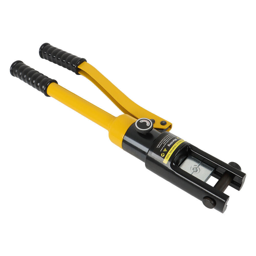 16Mt Hydraulic Wire Crimper Crimping Tool Battery Cable Lug Terminal W/11 Dies