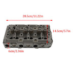 Complete Cylinder Head Assy & Full Gasket Kit For Kubota D750 D750B Engine