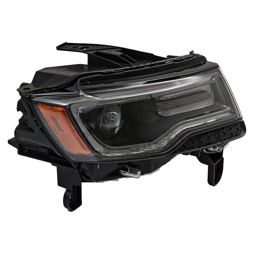 Right Headlight For 2016 Jeep Grand Cherokee SRT HID Black 55112916AF