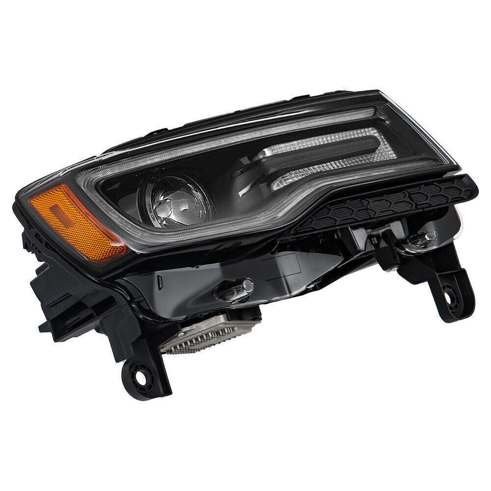 Right Headlight For 2016 Jeep Grand Cherokee SRT HID Black 55112916AF