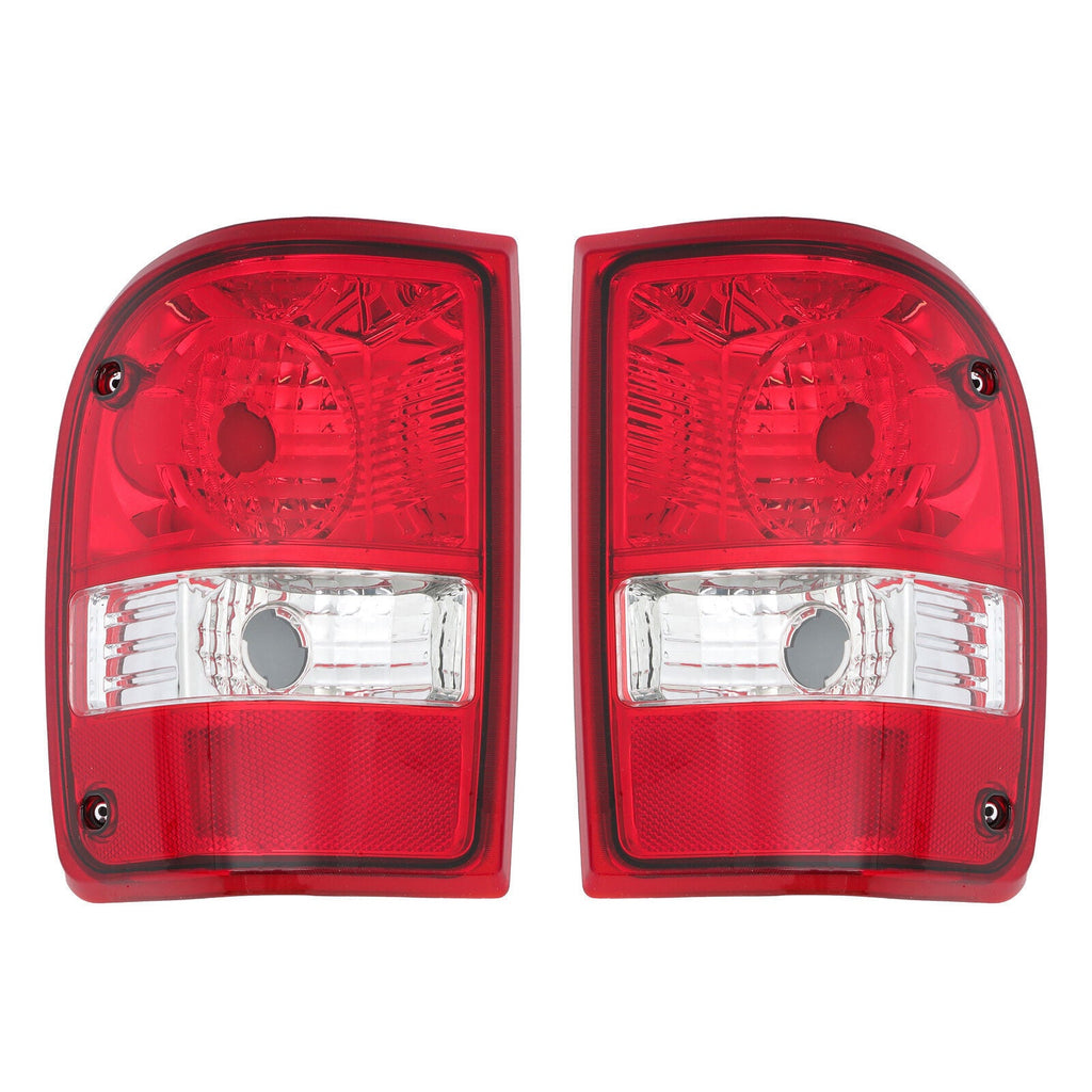 Left+Right Tail Lights For 2001-2011 Ford Ranger Red Rear Brake Lamps