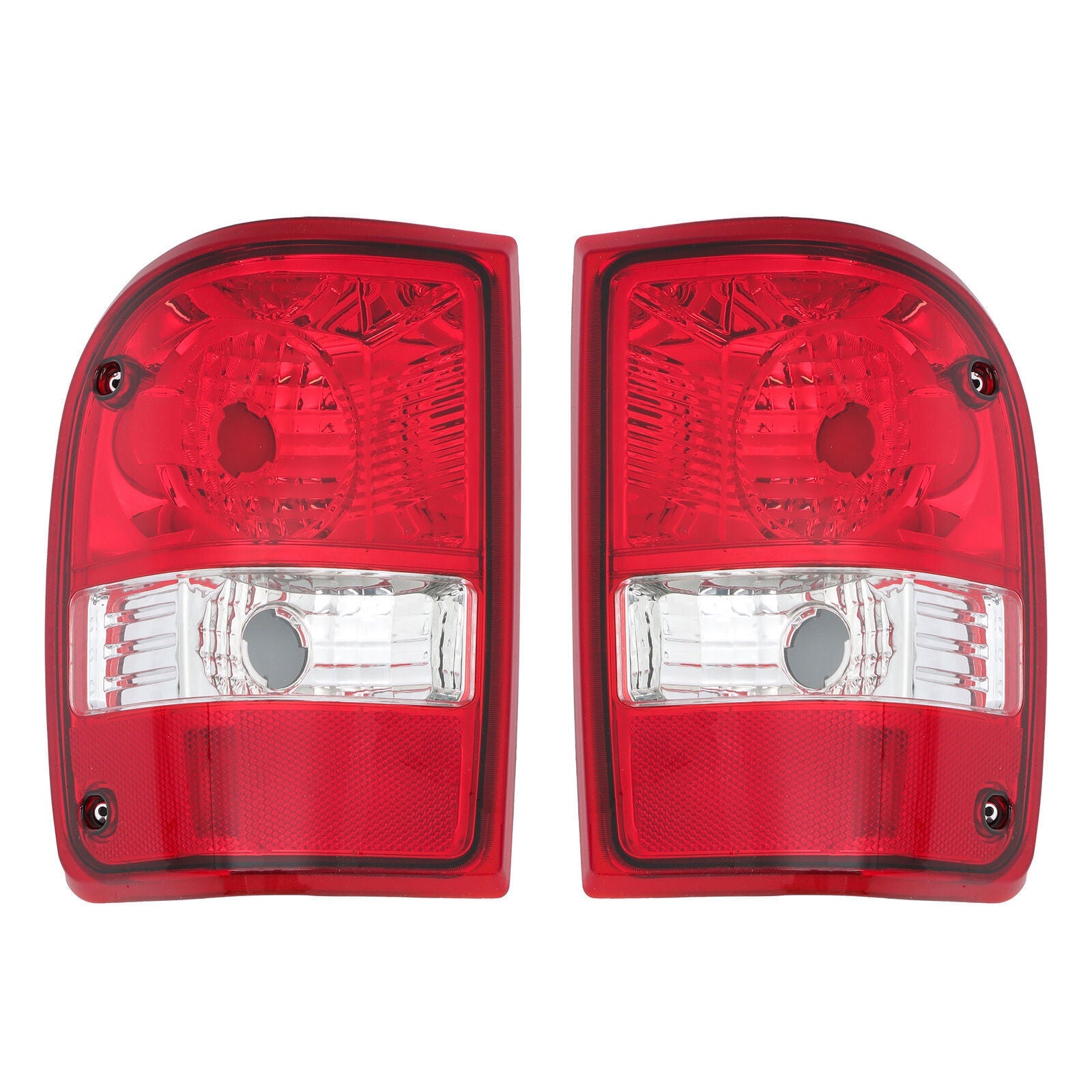 Left+Right Tail Lights For 2001-2011 Ford Ranger Red Rear Brake Lamps