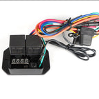 Digital Radiator Fans Controller Adjustable Temperature Range Dual Relay