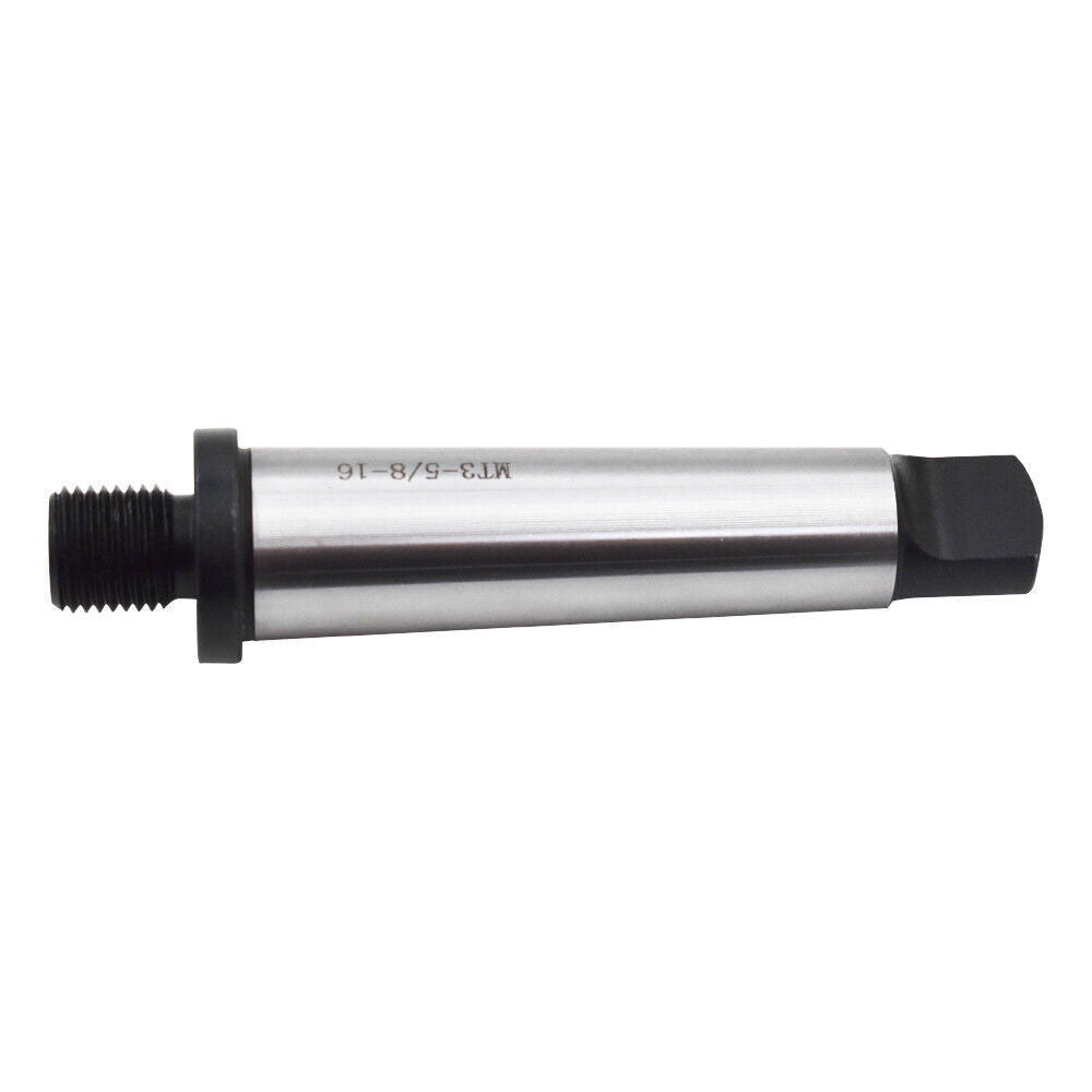 3MT to 5/8"-16 Hardened Morse Taper Threaded Drill Chuck Arbor MT3 Adapter
