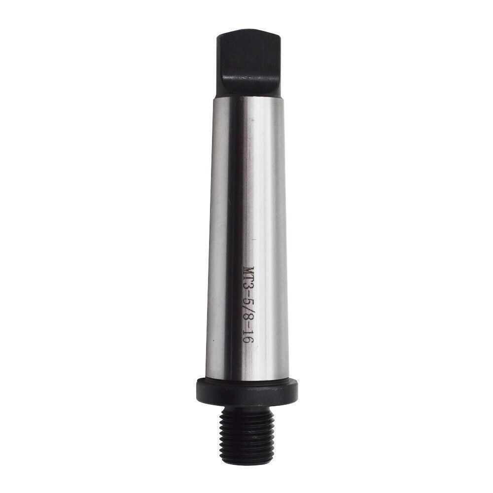 3MT to 5/8"-16 Hardened Morse Taper Threaded Drill Chuck Arbor MT3 Adapter