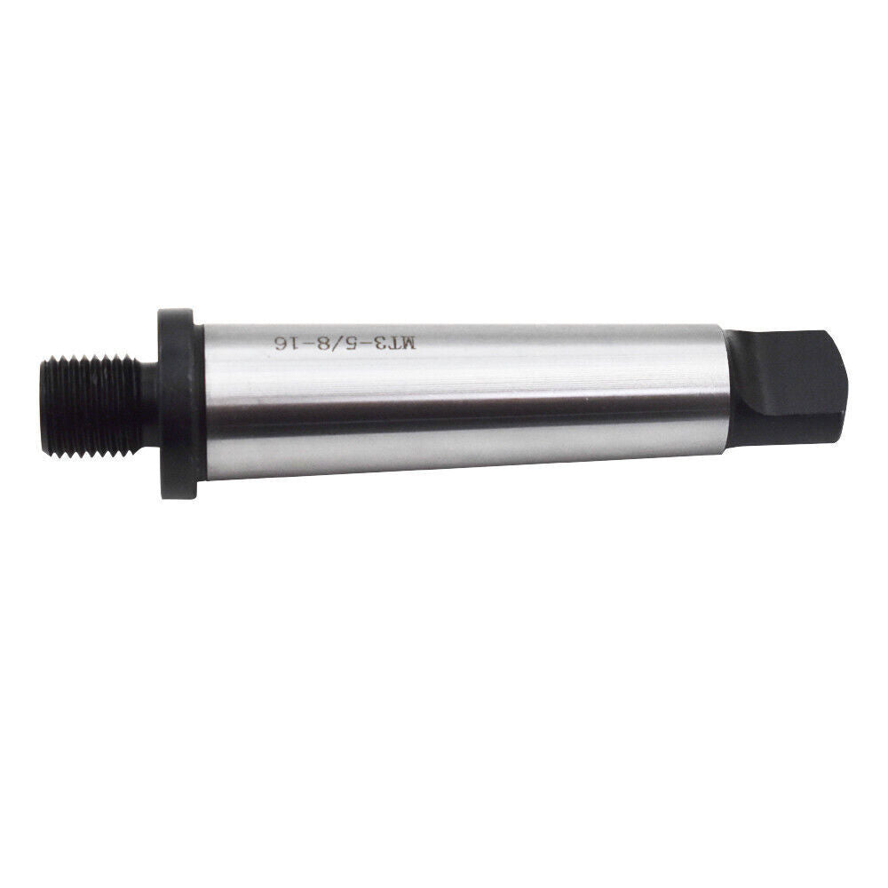 3MT to 5/8"-16 Hardened Morse Taper Threaded Drill Chuck Arbor MT3 Adapter