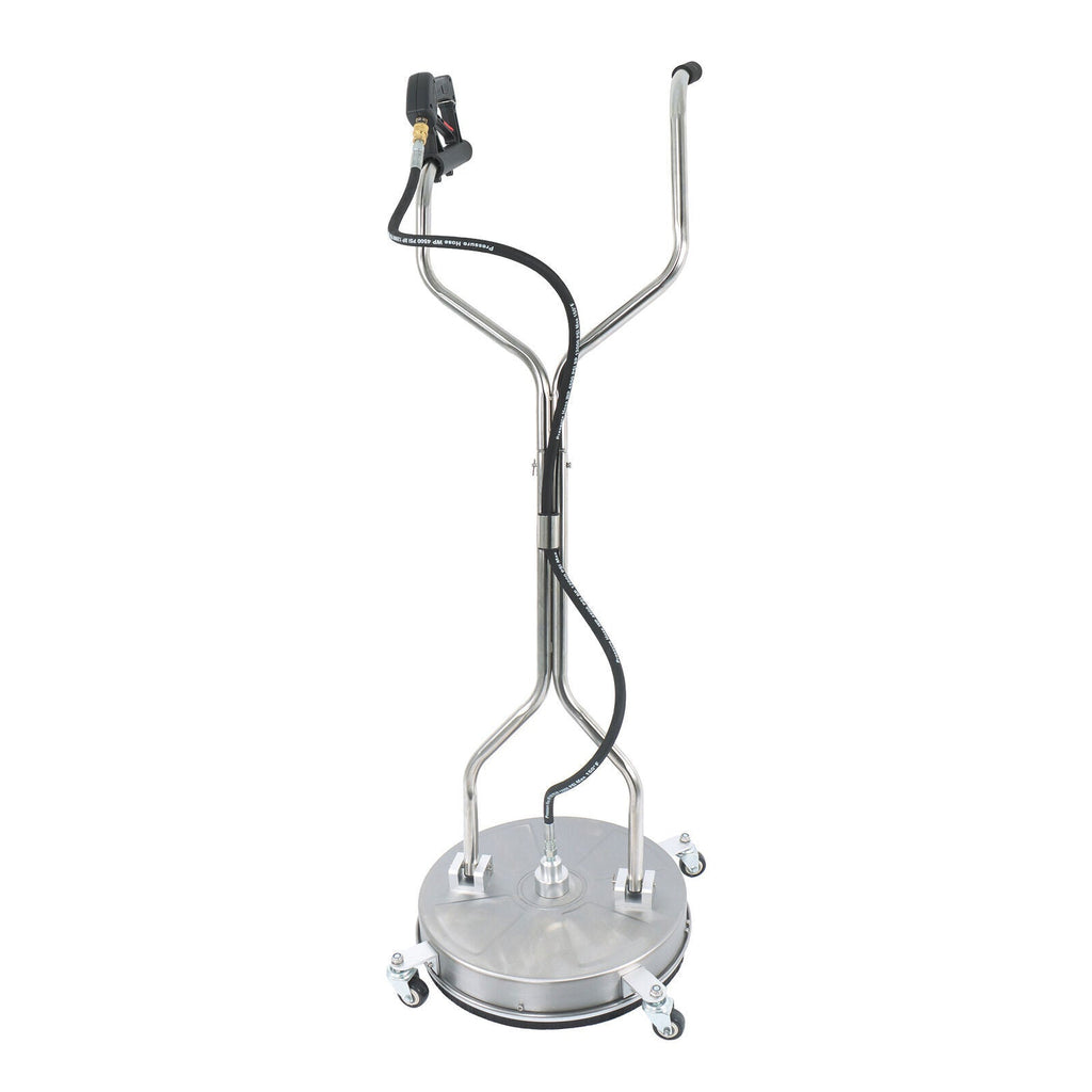 Pressure Washer Surface Cleaner with 4 Wheels 6000PSI 18Inch Stainless Steel
