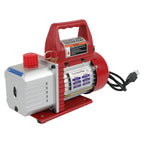Air Vacuum Pump Rotary Vane HVAC A/C Refrigeration Kit Manifold Gauge 4CFM 1/3HP