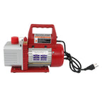 Air Vacuum Pump Rotary Vane HVAC A/C Refrigeration Kit Manifold Gauge 4CFM 1/3HP