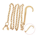 G70 5/16 x 10 FT Tow Chain Assembly 15" J Hook J Grab Hook Welded Towing Wrecker