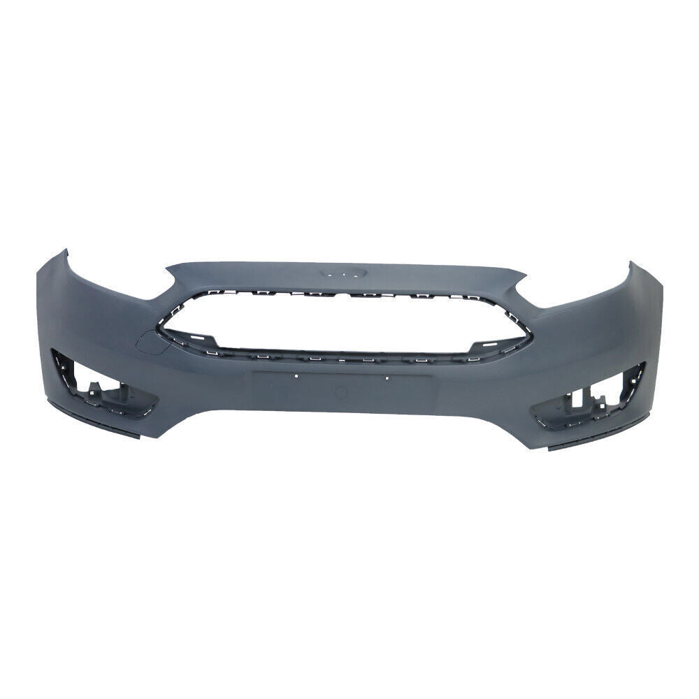 Front Bumper Cover For 2015-2018 Ford Focus Primed With Tow Hook Hole