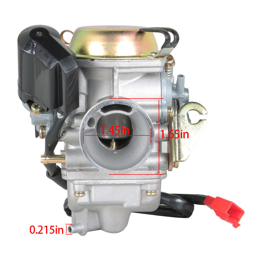 Carburetor & Intake Manifold Boot for Spiderbox Hammerhead Twister 150cc Go Kart