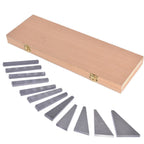 12 Pcs Set Steel 1/4 To 30 Degree Gauge Block Precision Angle Block