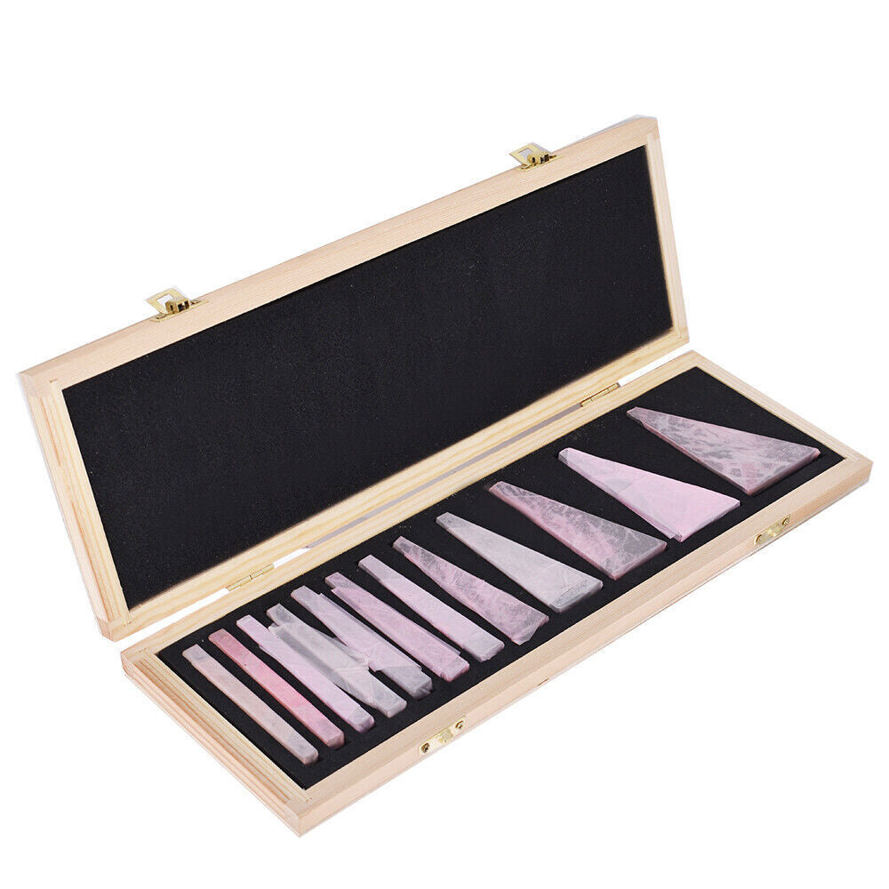 12 Pcs Set Steel 1/4 To 30 Degree Gauge Block Precision Angle Block