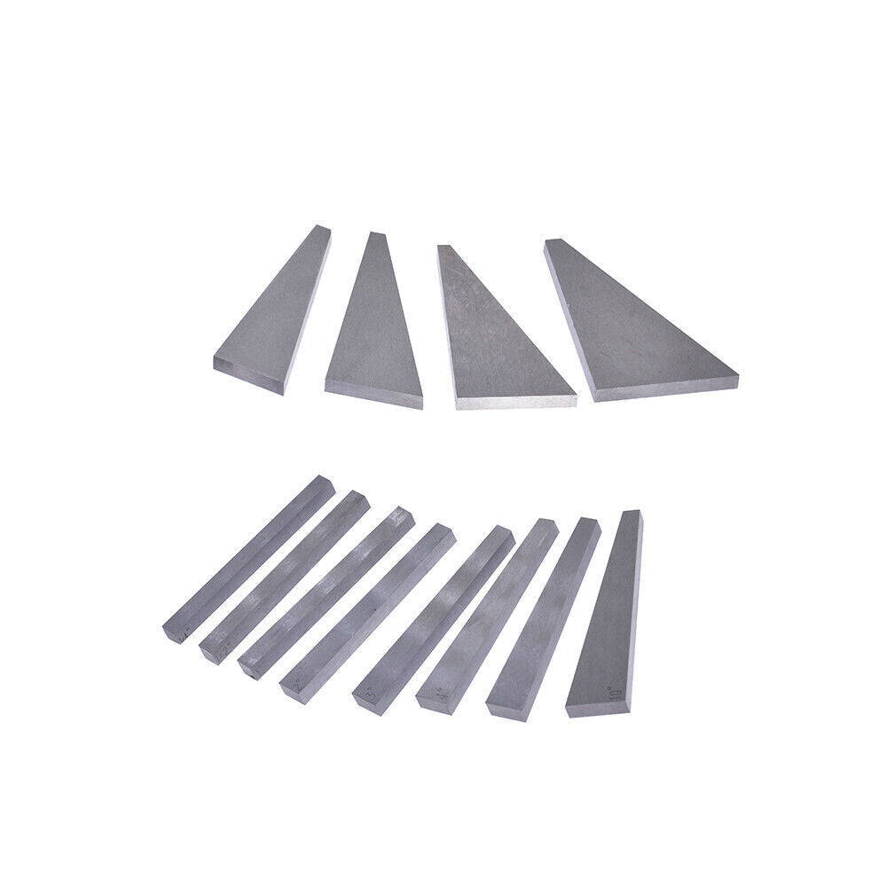 12 Pcs Set Steel 1/4 To 30 Degree Gauge Block Precision Angle Block
