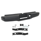 Rear Steel Step Bumper For 1995-2004 Toyota Tacoma Truck Black Primered