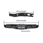 Rear Steel Step Bumper For 1995-2004 Toyota Tacoma Truck Black Primered