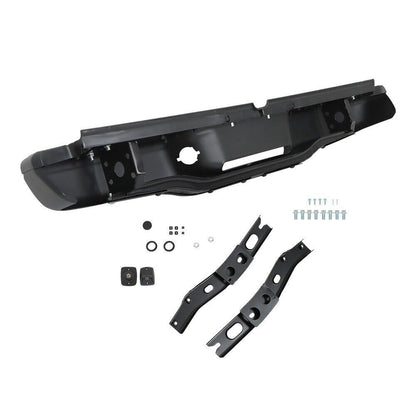 Rear Steel Step Bumper For 1995-2004 Toyota Tacoma Truck Black Primered