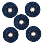 5x 4.5''x7/8" Poly Strip Disc Wheel Paint Rust Removal Clean For Angle Grinder