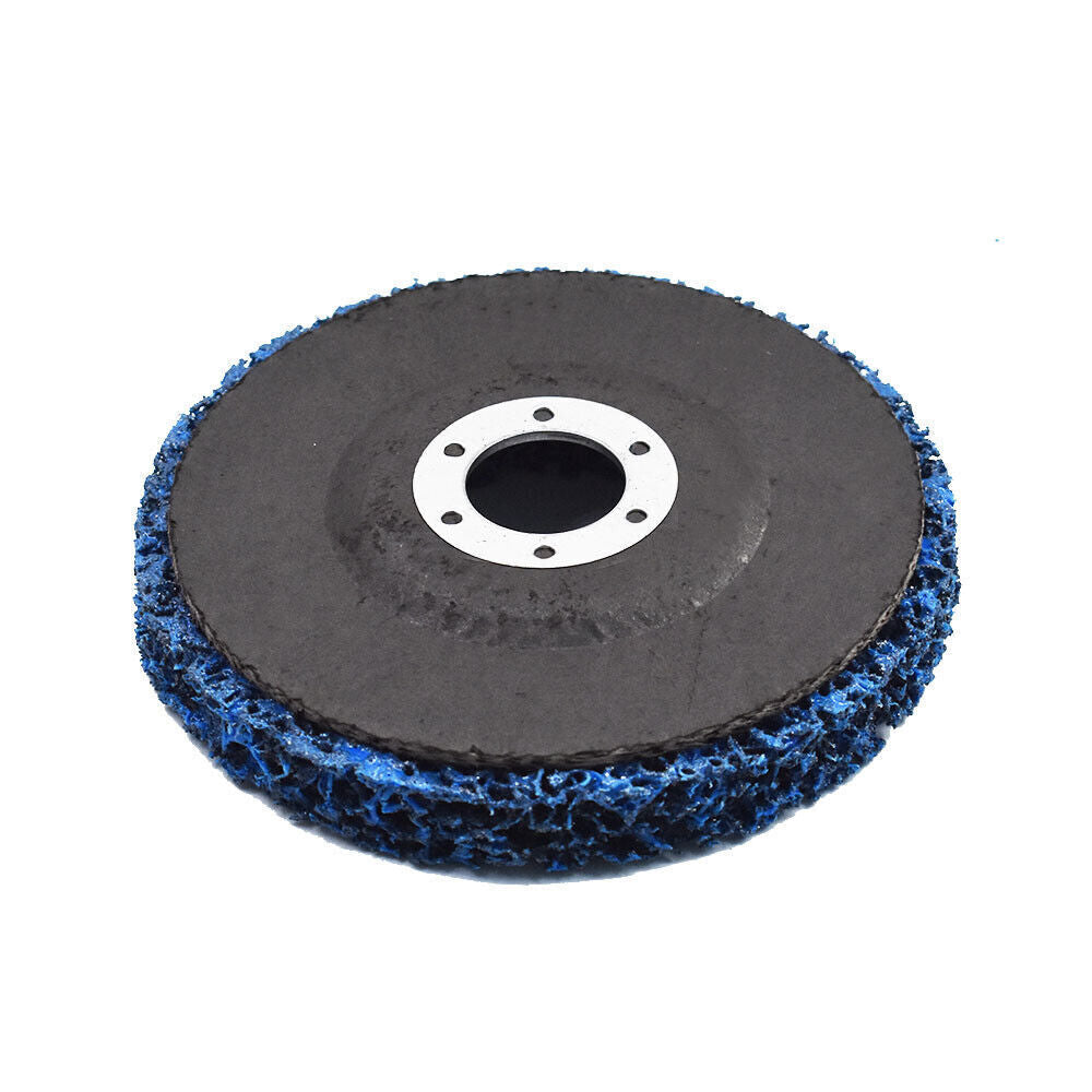5x 4.5''x7/8" Poly Strip Disc Wheel Paint Rust Removal Clean For Angle Grinder