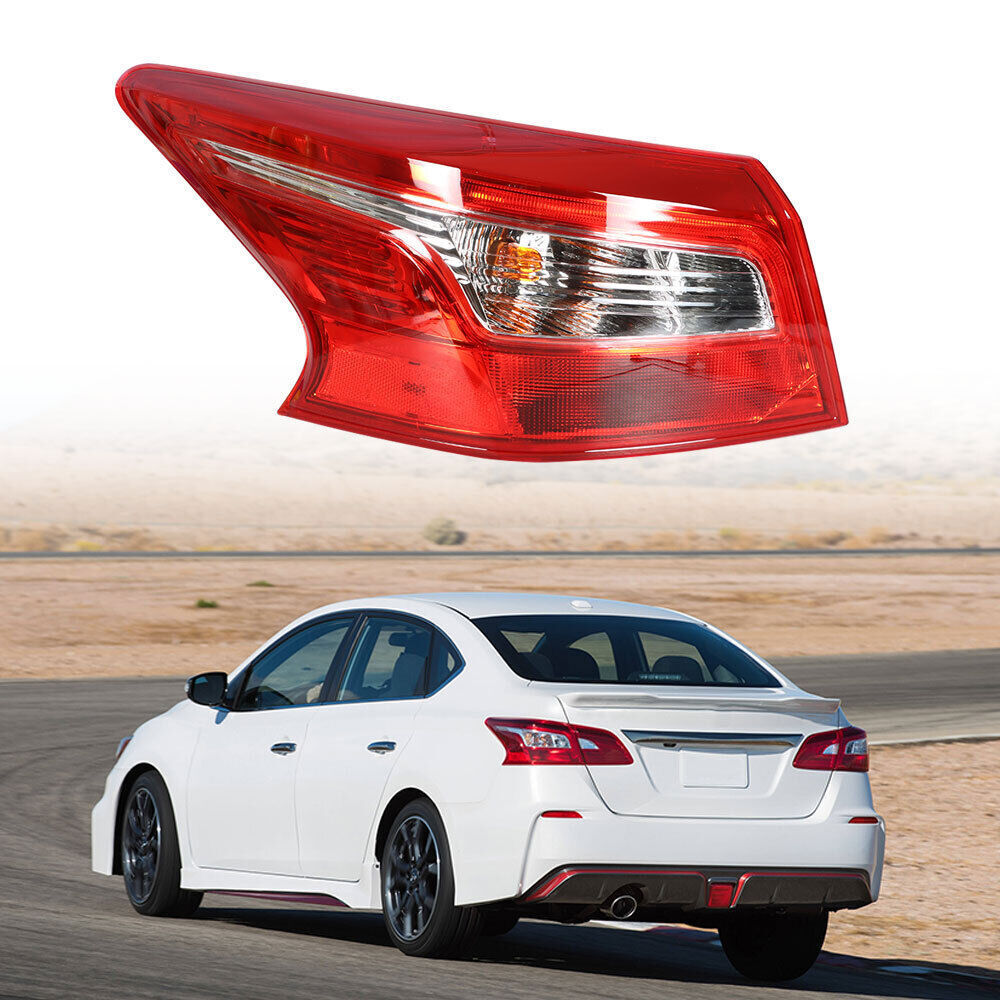 Outer Driver Left Side Tail Light Brake Lamp For 2016-2018 Nissan Sentra