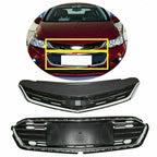 Front Bumper Upper+Lower Grille For 2016-2018 Chevrolet Cruze Chrome