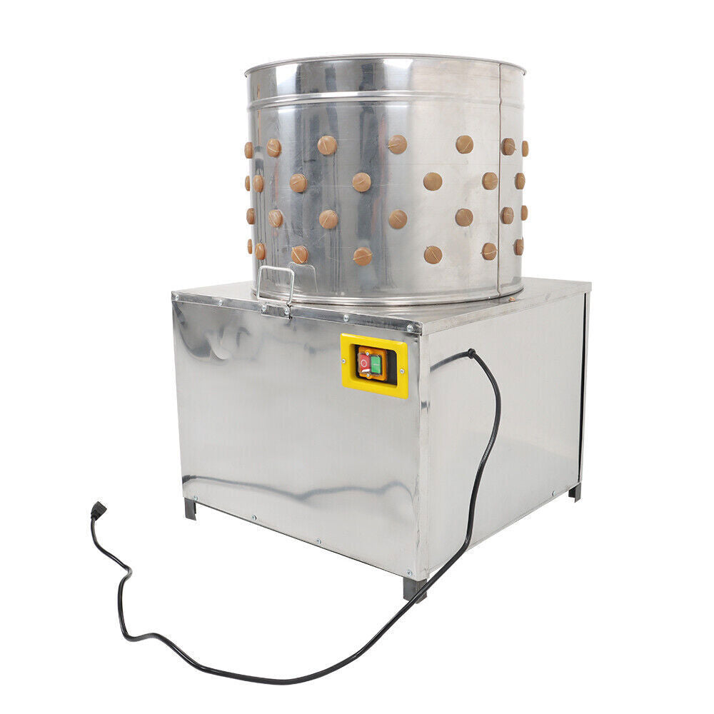 Stainless Steel Poultry De-Feather Plucker Machine Chicken Plucker Machine 20"