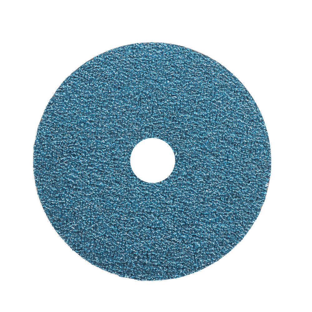 New 5" x 7/8" Zirconia Resin Fiber Grinding And Sanding Discs 36 Grit 25 Piece