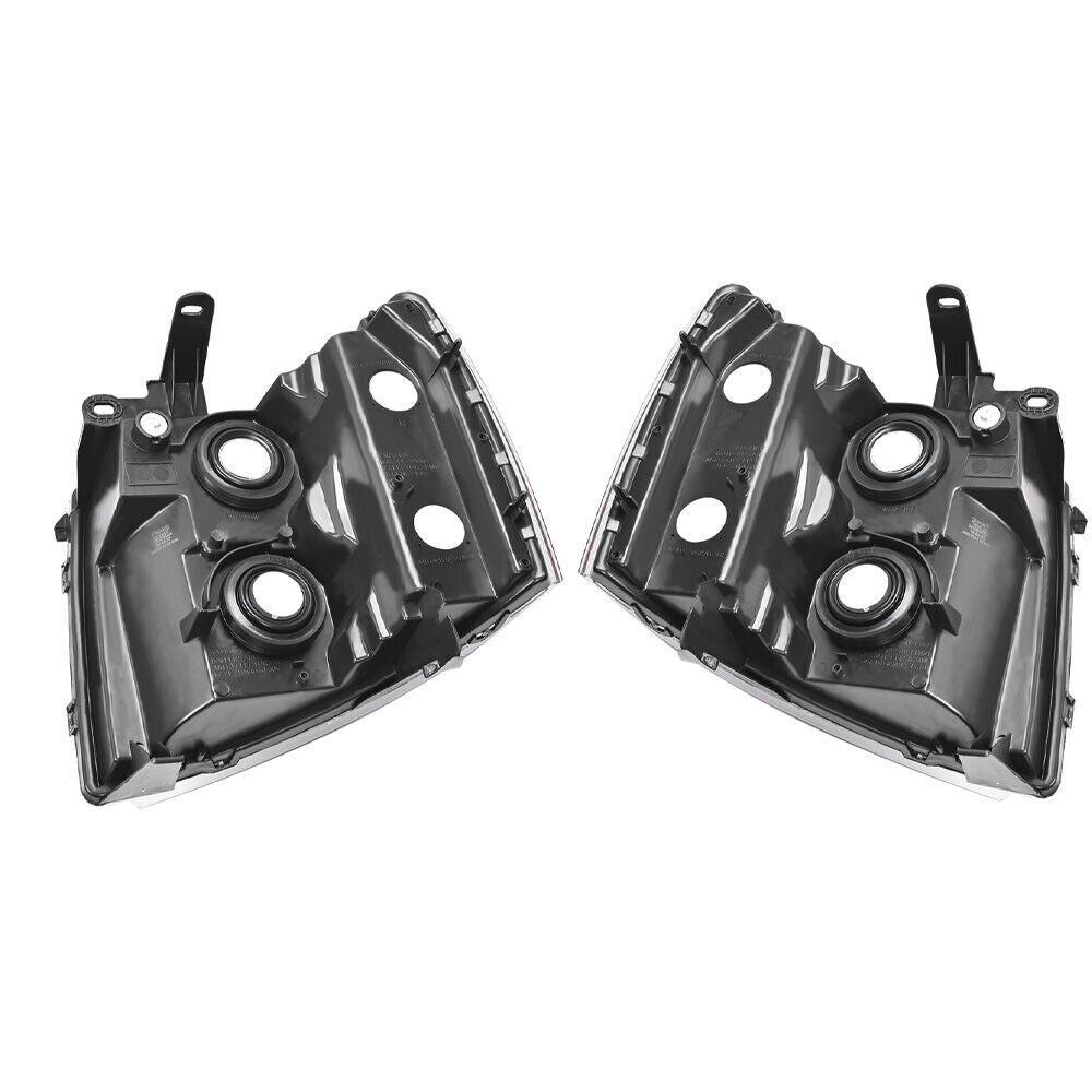 Pair Headlight Fit For 2007-2014 Chevy Silverado1500 2500HD 3500HD Black