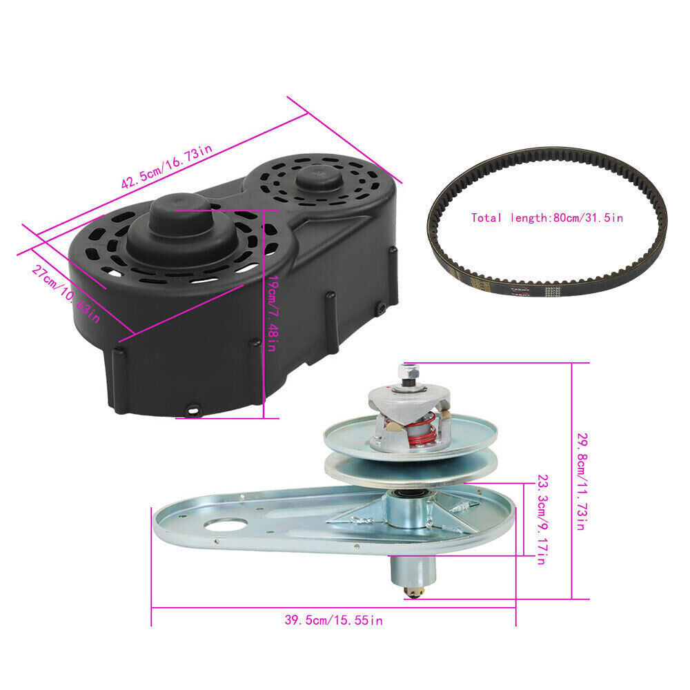For Go Kart Torque Converter Kit 40 Series Clutch Pulley 8 to16HP 209133A 209133