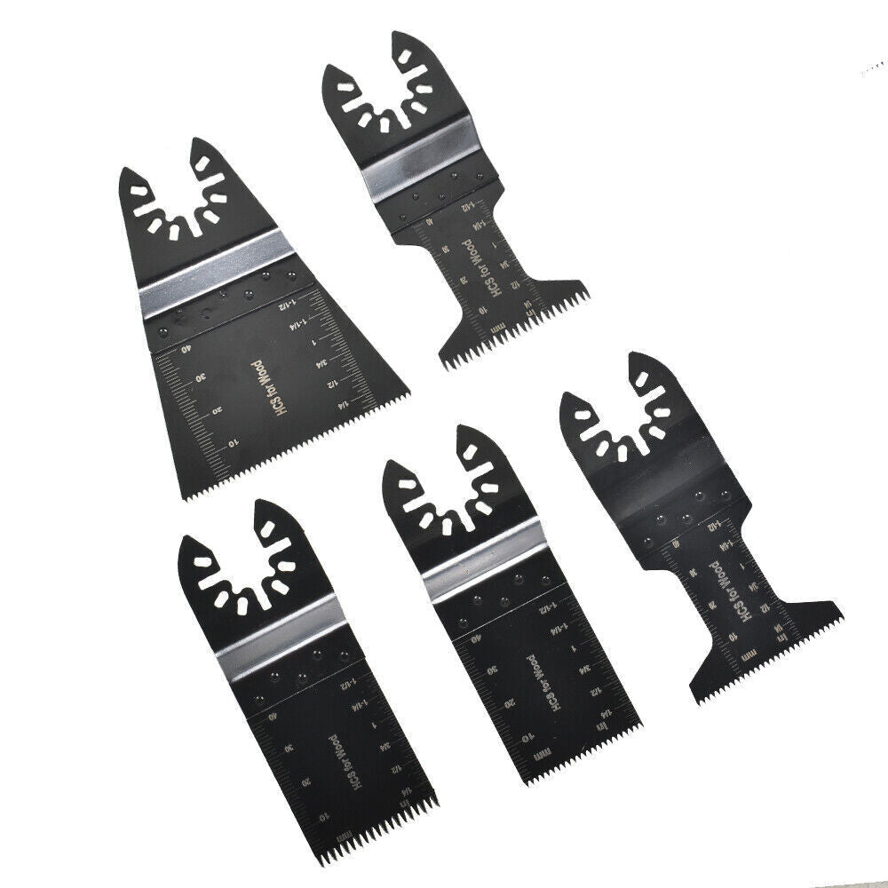 40Pcs Oscillating Tool Kit Universal Metal Multitool Saw Blades With Sandpaper