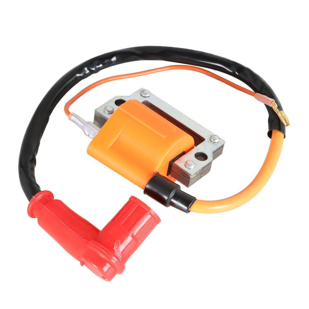 For Yamaha G1 Gas 2 Cycle Golf Car Cart 1979-86 Ignition Coil CDI Box Spark Plug
