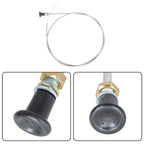 2×237 Rotary Universal Push Pull Choke Cable 63" Inner 60" Conduit 2-3/4" Travel