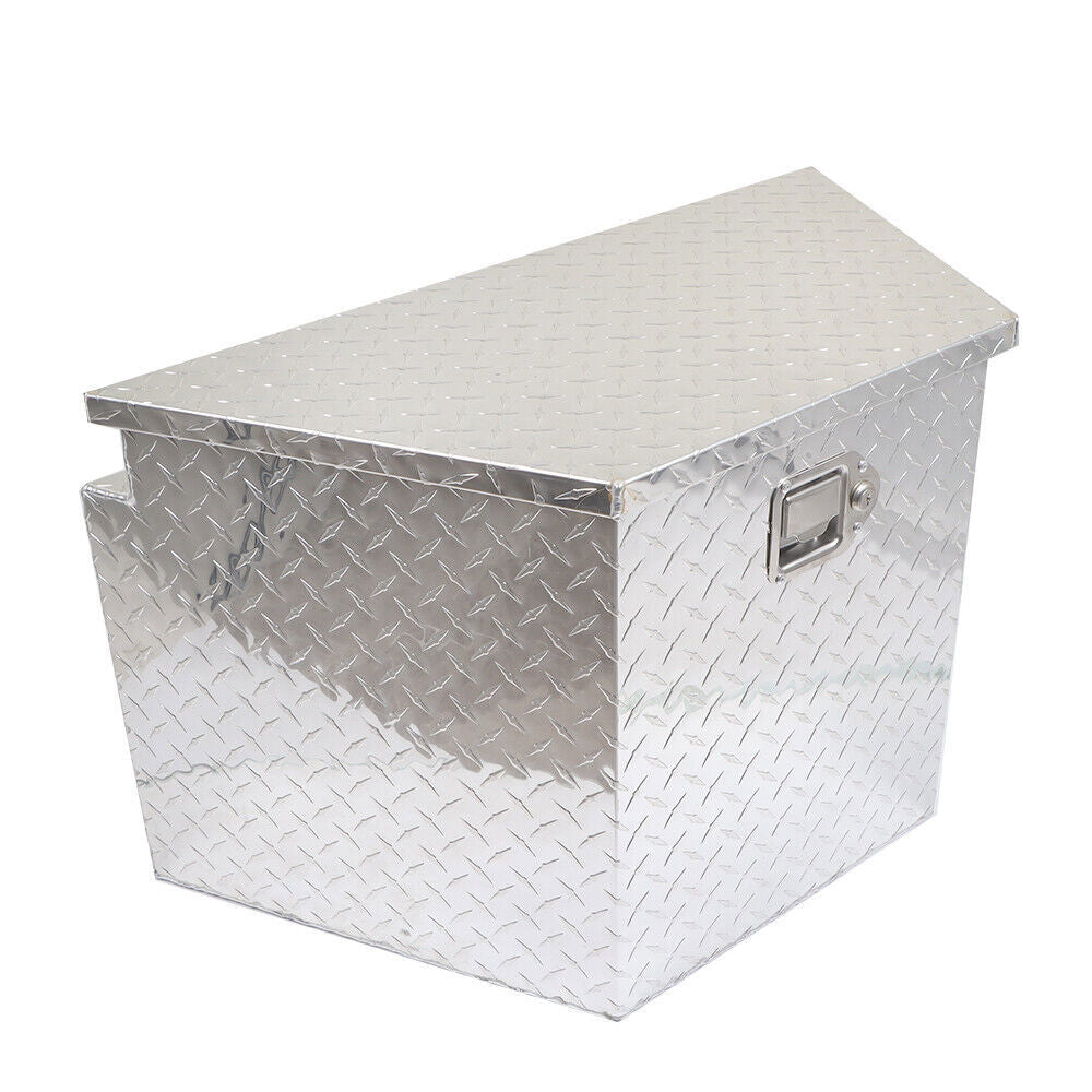 Silver Aluminum Tool Box For Pick Up Trailer Truck RV 29" X 15" X 18"