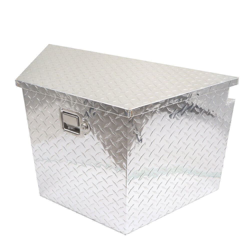 Silver Aluminum Tool Box For Pick Up Trailer Truck RV 29" X 15" X 18"