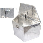 Silver Aluminum Tool Box For Pick Up Trailer Truck RV 29" X 15" X 18"