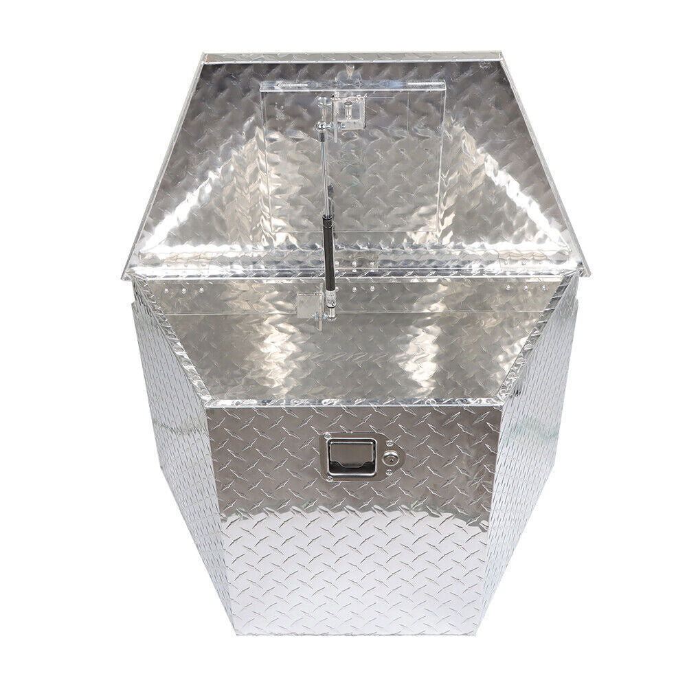 Silver Aluminum Tool Box For Pick Up Trailer Truck RV 29" X 15" X 18"