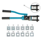 With 13 Dies Sets Hydraulic Cable Lug Crimper 16Mt Hydraulic Clamp Tool Kit