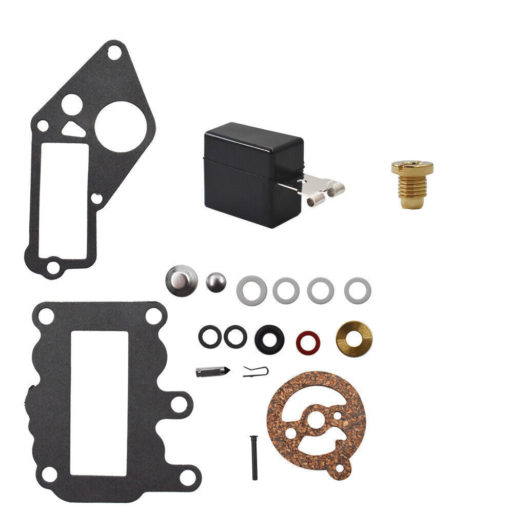 New Carb Kit w/Float For Johnson Evinrude Outboard 9.5 BRP/OMC Carburetor 382048