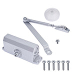 Aluminum Door Closer Two Independent Valves Control Sweep 25-45KG 2PCS NEW