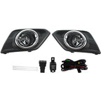 Fog Light Driving Lamp For 2014-2016 Nissan Rogue Chrome+ Switch+ Bezel