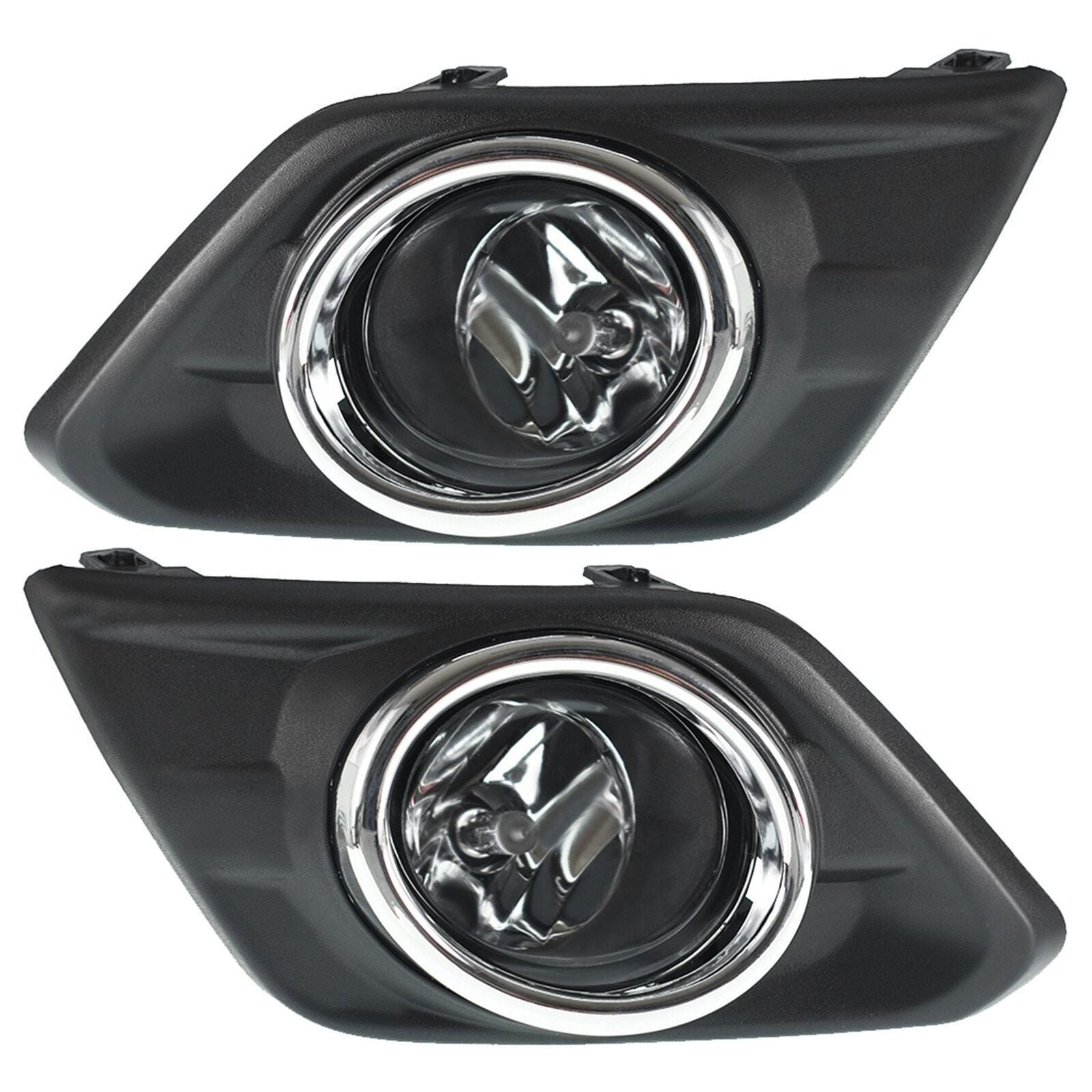 Fog Light Driving Lamp For 2014-2016 Nissan Rogue Chrome+ Switch+ Bezel