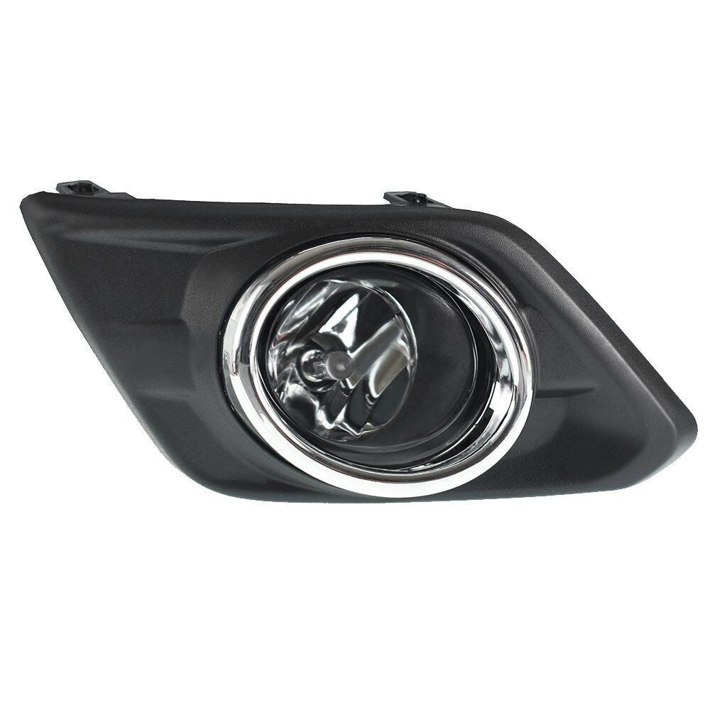 Fog Light Driving Lamp For 2014-2016 Nissan Rogue Chrome+ Switch+ Bezel