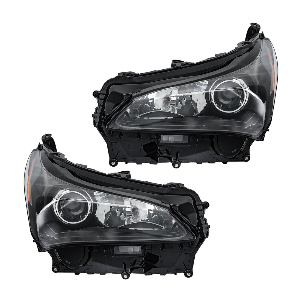 Left+Right Headlight For 2015-2017 Lexus NX200t NX300h NX300 LED+Halogen
