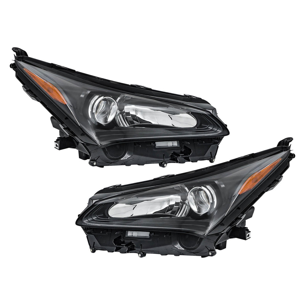 Left+Right Headlight For 2015-2017 Lexus NX200t NX300h NX300 LED+Halogen