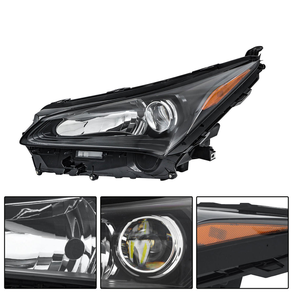 Left+Right Headlight For 2015-2017 Lexus NX200t NX300h NX300 LED+Halogen