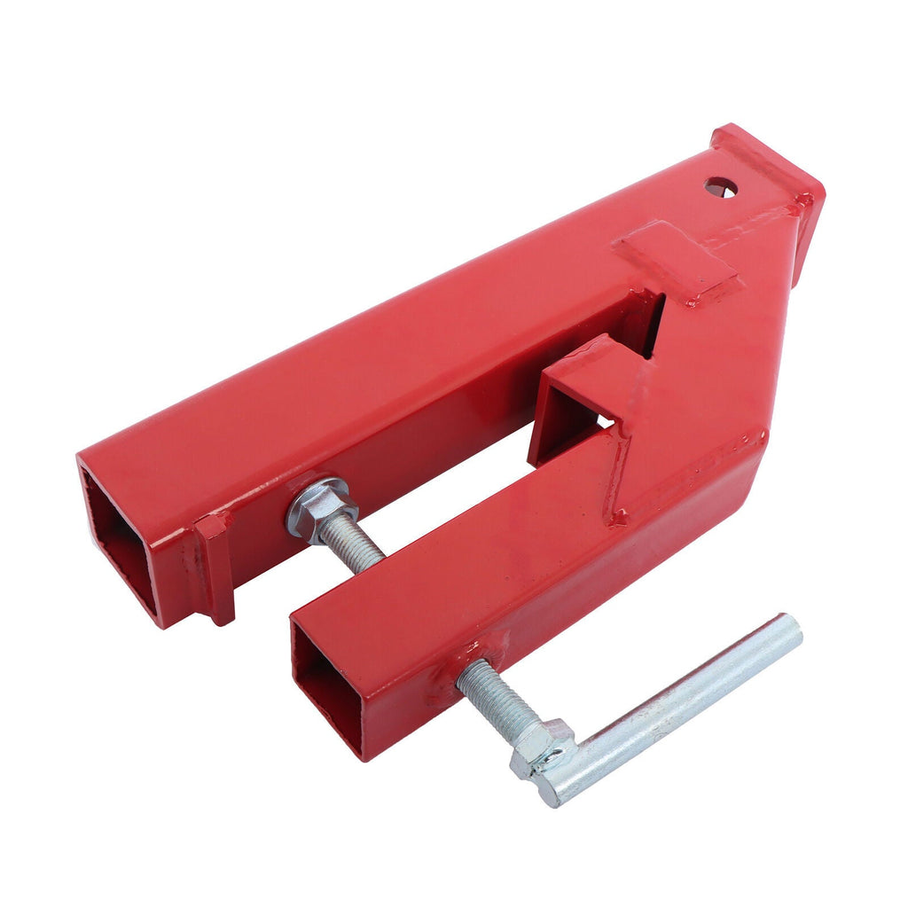 Clamp On Trailer Hitch 2" Ball Mount Receiver for Bucket Bobcat Trailer Tractor