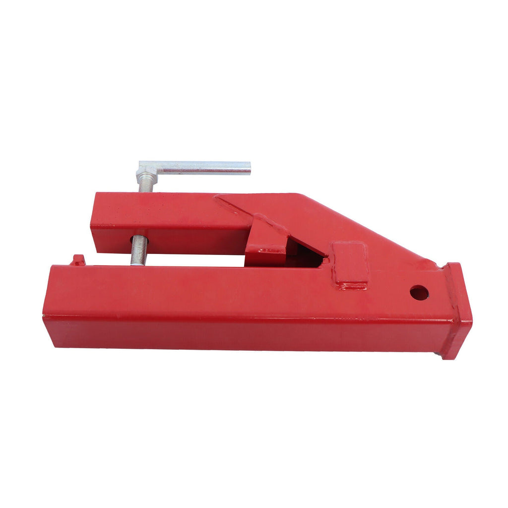Clamp On Trailer Hitch 2" Ball Mount Receiver for Bucket Bobcat Trailer Tractor