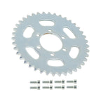#35 Chain 40T Tooth Rear Sprocket 6 holes for Mini Bike Go Kart Quad atv trike  