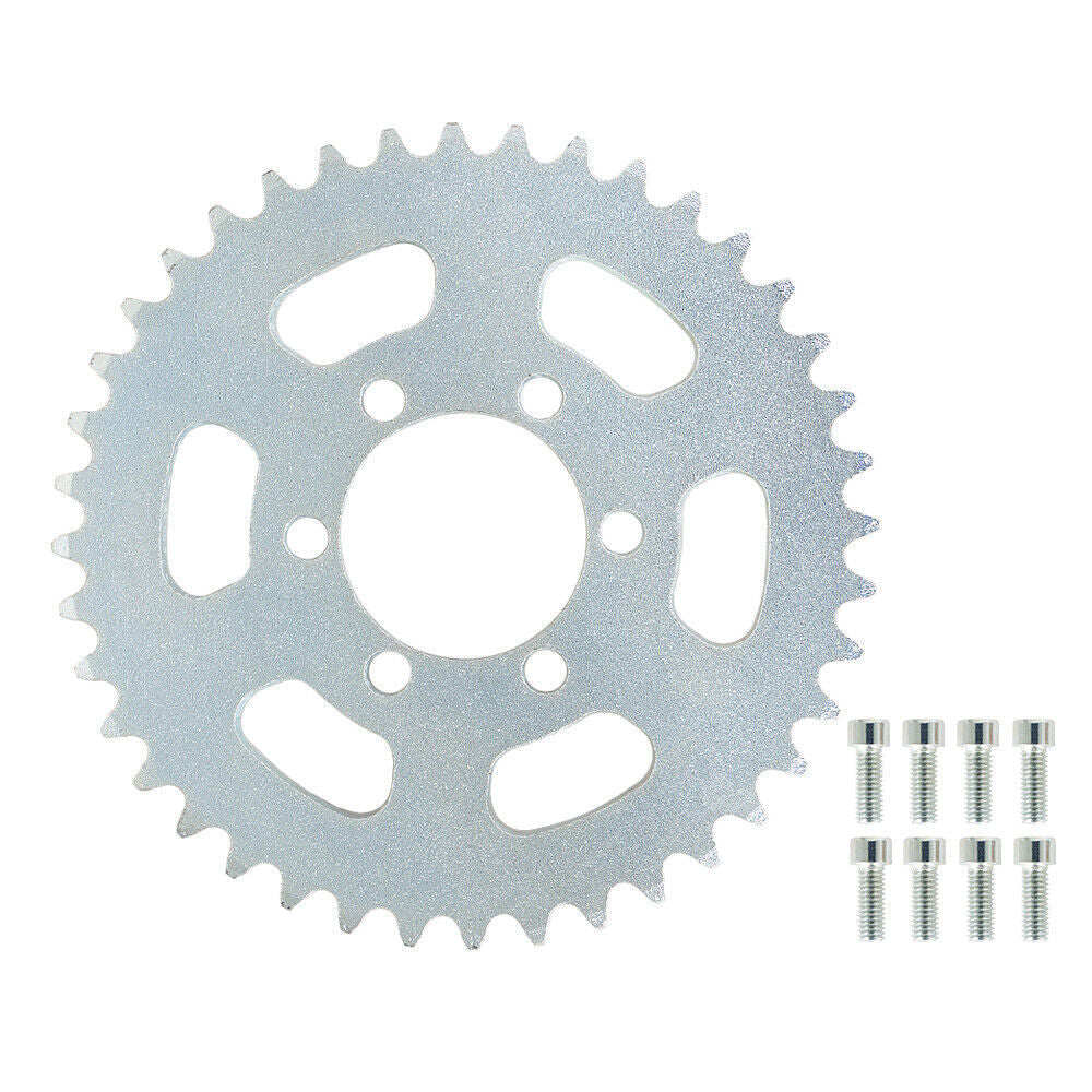 #35 Chain 40T Tooth Rear Sprocket 6 holes for Mini Bike Go Kart Quad atv trike  